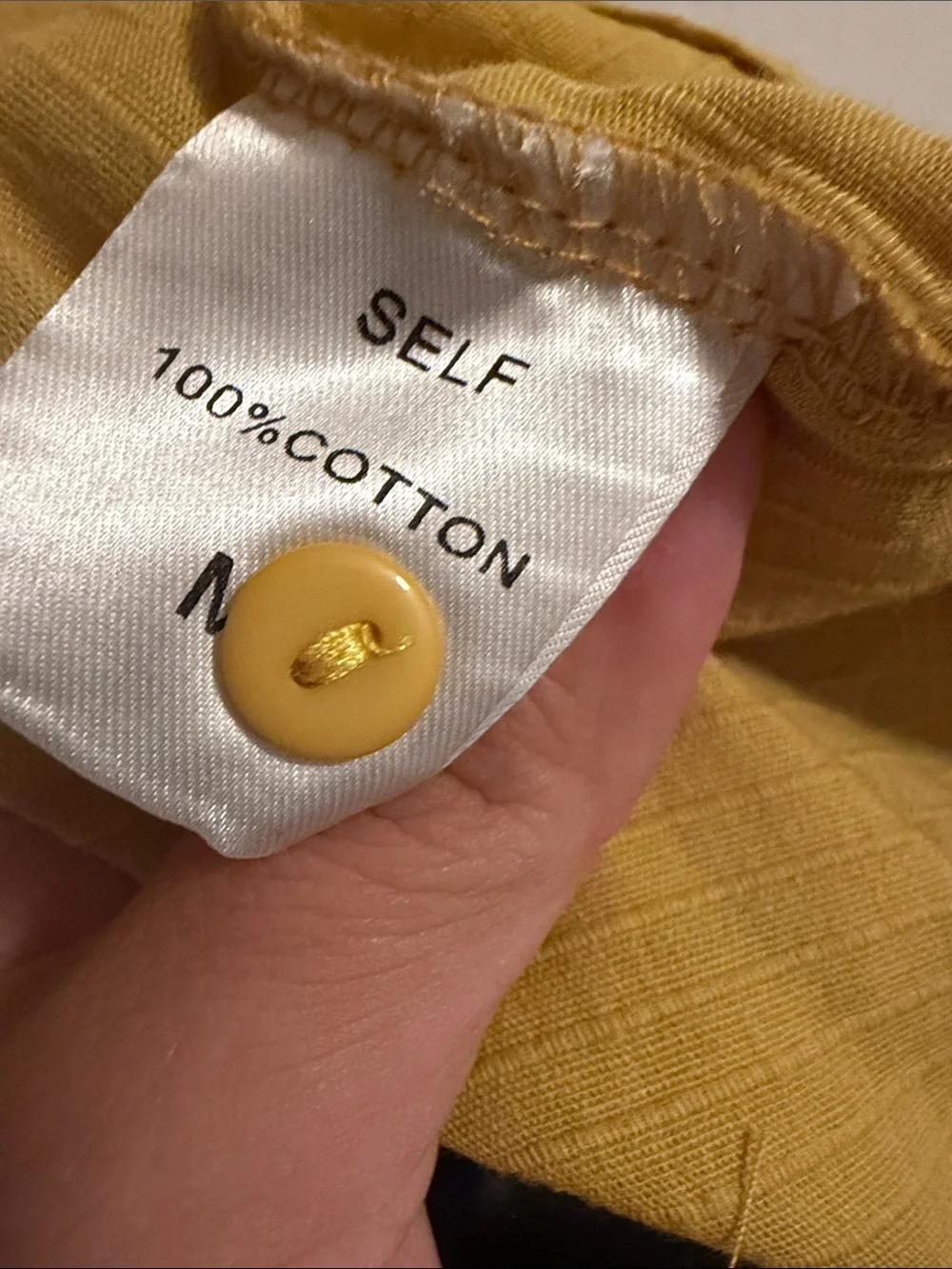 Tulip B Lace-Yoke Sleeveless Camisole in Mustard - Picture 4 of 4